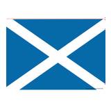 Scottish St. Andrew's Themed Flag Poster - A3
