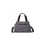 VIPAVA axelväskor för kvinnor Women's handbag with large capacity, extremely easy to carry, convenient to carry, one shoulder crossbody bag (Color : Gray, Size : 32 * 13 * 22CM)
