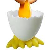 Gohemsun 10 st. äggkoppar, äggkoppsset tecknade äggställ, äggkopp äggkopp ägghållare rolig äggkopp set silikon ägg pocherare kök kokta ägghållare