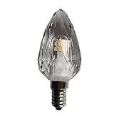 LED diamant glödlampa E14 liten skruv mun transparent kristall glödlampa ljuskälla dekorativ belysning ljus energisparande glödlampor (Color : 4.3W Warm White)