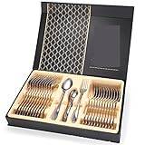 Tableware 36 Piece Color Cutlery Set Cutlery Stainless Steel Set Mirror Polished Cutlery Spoon Set Serves 12 Dishwasher Ready Dinner Service