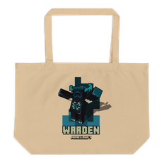 Minecraft Warden Large Eco Tote - Tan / One Size