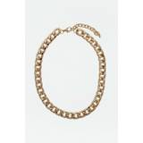 Halsband Diora pansarlänk guld