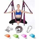 Yoga Hammock Set Aerial, Home Yoga Hammock, Ultralight Anti-Gravity Yoga Swing, For Improved Yoga Inversions, Flexibility & Core Strength,G