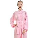 Kampsportskläder Traditionell kinesisk Wing Chun Kung Fu Uniform Tai Chi-dräkter i bomull Taekwondo Träningskläder för din Tai Chi-övningSvart-XXX Stor