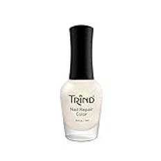 TRIND | Stärkande nagellack | Naturlig mjölkaktig glänsande nagelreparation | Basproteinnagellack | 7 dagars resultat (1 x 9 ml) (ren pärla)