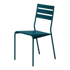Fermob - Facto Chair Acapulco Blue 21 - Matstolar utomhus - Patrick Jouin - Blå - Metall