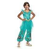 Jasmine Deluxe Costume, Official Disney Princess Costume Outfit, Kids Size (3T-4T)