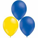 Ballonger gul/blå 100-pack