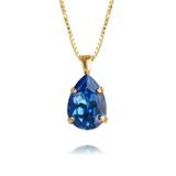 Caroline Svedbom Mini Drop Halsband / Royal Blue Delite (Guld)
