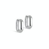 Square Hoops 18 mm - Silver Sterling 925 / 18