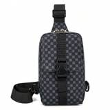 SHEIN European And American Style Trendy Simple Pu Lightweight Fashionable Casual Chest Bag, Vintage Stylish Phone Crossbody Bag, Sports Fitness Waist Bag