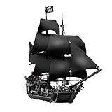 Black Pearl Ship Kompatibelt Piratskepp 4184 4195 Karibiska Modellbyggsten