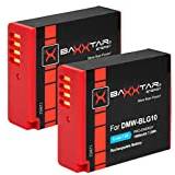 Baxxtar PRO – 2x (1 000 mAh) batteri för Panasonic DMW BLG10 E – för Panasonic Lumix DC LX100 II GX9 TZ200 TZ95 TZ90 DMW TZ100 TZ80 GF6 GX7 GX80 LX100 S6 etc.