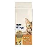 Purina Cat Chow Foder för Vuxen steriliserad katt med kalkon, 15kg säck