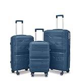 Snyggt bagage, miljövänligt, trycktåligt och slitstarkt vagnfodral, praktisk vattentät resväska för barn och ungdom (navy blue 20)