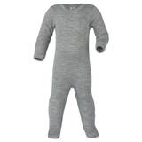 Engel Grey Mélange Baby Pyjamas - Str. 50/56