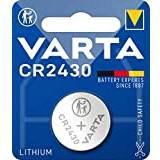 VARTA batterijen Electronics CR2430 Lithium knoopcel 3V batterij verpakking met 1 knoopcel in originele blisterverpakking van 1 exemplaar