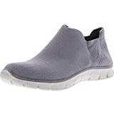 Skechers Women's Empire - Its A Deal Gray Ankle-High Fabric Fashion Sneaker 10M