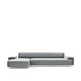 Moroso - Lowland Composition B2L,Fabric Cat. S Orsetto A9150 Concrete Grey - Modulsoffor & Hörnsoffor