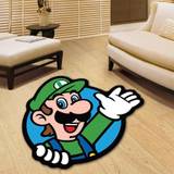 Sovrum stort Super Mario rund matta golv, rum, stol pad matta - B/Diameter 120cm