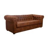 Chesterfield Deluxe bäddsoffa 3-sits -