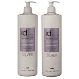IdHAIR - Elements Xclusive Silver Shampoo 1000 ml + Conditioner 1000 ml