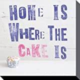 Howard Shooter Home Is Where The Cake Is Canvastryck, polyester, flerfärgad, 40 x 40 cm
