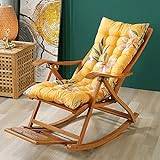 Sun Lounger Cushion, Garden Bench Cushion, Sunbed Rocking Chair Cushion, High Back Chair lounger Cushions, for Indoor Outdoor Garden Patio Living room,26,53cm*168cm