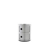 Kartell - Componibili 5966 Chrome - 2 Compartments - Hurtsar