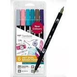Tuschpennor Tombow ABT DUAL 6 antal