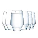 Chef&Sommelier - Open Up Collection - 6 höga glas 35 ml gjorda av kristall - Modernt och elegant - Tillverkat i Frankrike - Förstärkt förpackning