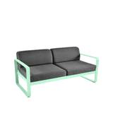 Fermob Bellevie 2-sits soffa opaline green, graphite grey dyna