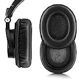Öronkuddar för Audio-Technica ATH-M50X M30X M40X hörlurar-ersättning öronkuddar kuddar ersättning, öronkuddar (svart)