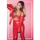 Poster Ariana Grande - rot - 61 x 91,5 cm.