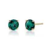 Emerald Stud Earrings in 9ct Gold