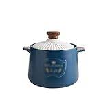 glass cooking pot Ceramic Casserole Simple Blue Soup Pot Large Frying Pan Cooking Appliances Household Kitchen Appliances soperas