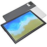 Tablet PC 10,1" Pekskärm 1280x800, 4GB RAM 128GB ROM MT6753 8 Core CPU, För Android 11 Tablet Bluetooth 5.0 WIFI 5G Dual Band 7000mah Batteri Tablet PC, Dual Sim Dual Standby(Silver)