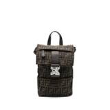 FENDI - ryggsäck med monogram - herr - polyester/ECONYL® - one size - Brun