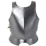 Medeltida bröstskydd Crusader bärbar järn stål kastplatta riddare Cuirass LARP krigare bröstplatta rustning bröstskydd cosplay kostym