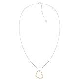 Tommy Hilfiger Jewelry halsband med hänge för kvinnor i rostfritt stål dekorerat med kristaller, 2780759