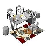 Spelstol matta, kontorsgolvskydd, kontorsstol matta skyddstolmatta, rektangulär stolmatta, skrivbordsstol matta, halkfri för låg lugg mattgolv 160 x 180 cm