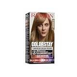 Revlon Colorstay Hårfärg för kvinnor, långvarig permanent hårfärg, inkluderar färgförstärkande mask, upp till 8 veckors färg, Nyans 7,3 Guldblond