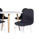Venture Design Polar & Polar matgrupp Vit/svart 4 st stolar & bord 90 cm