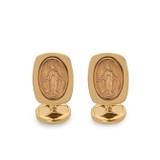 Dolce & Gabbana - Devotion manschettknappar i 18K guld - herr - 18K gult guld/18K rödguld/rubin - one size