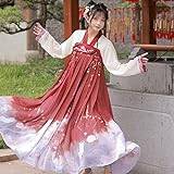 Kvinnor Traditionell Kinesisk Forntida Scen Performance Dräkt Hanfu Klänning Cosplay Outfit, M=158-166cm,Red