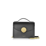 LE PARMENTIER - New Ondina Top Handle Shoulder Bag - Calf Leather / Caviar Black