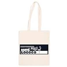 Buffalo 66 Caffe Lococo Beige Totebag Shopping Bag Återanvändbar