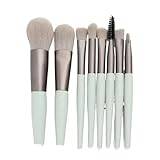 Make Up Brushes Set Cosmetic Powder Eye Shadow Foundation Blush Blending Concealer Professional Beauty Tool 8st (Color : Green)