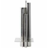 Silver Plated Tube Vase by Gio Ponti for Christofle